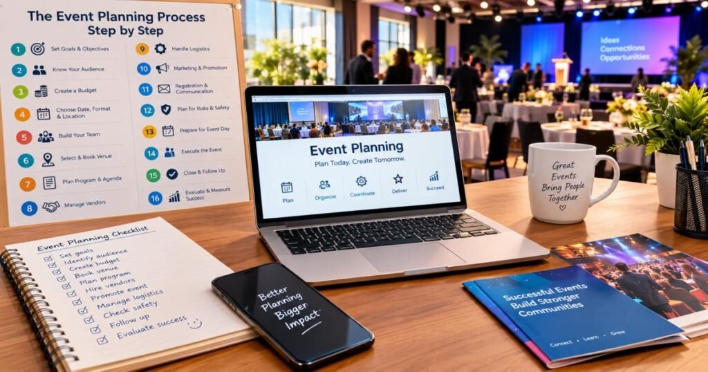 Event planning process step by step guide:  to Planning a Successful Event
