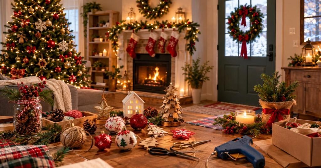 DIY Christmas Decorations: Easy Ideas for the Tree, Home, Door & Table
