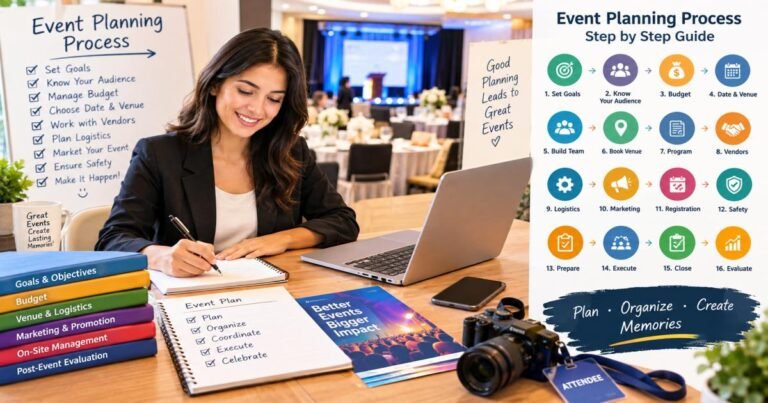 Event planning process step by step guide: to Planning a Successful Event