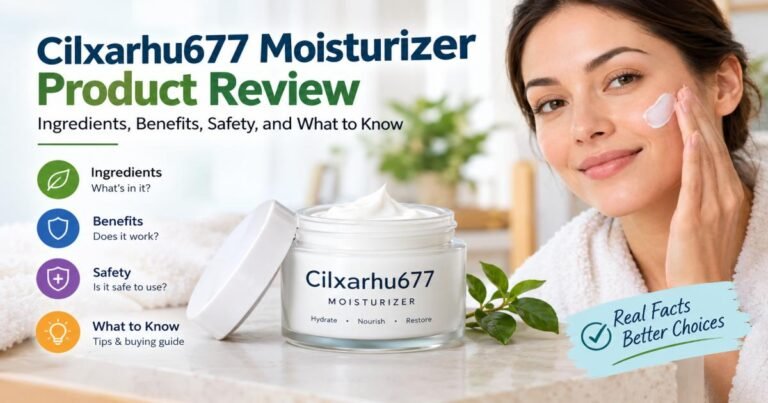 Cilxarhu677 Moisturizer Product Review: Ingredients, Benefits, Safety, and What to Know