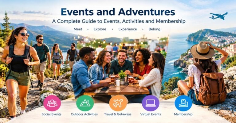 Events and Adventures: A Complete Guide to Events, Activities and Membership