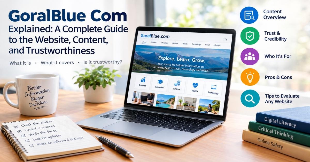 GoralBlue Com Explained: A Complete Guide to the Website, Content, and Trustworthiness