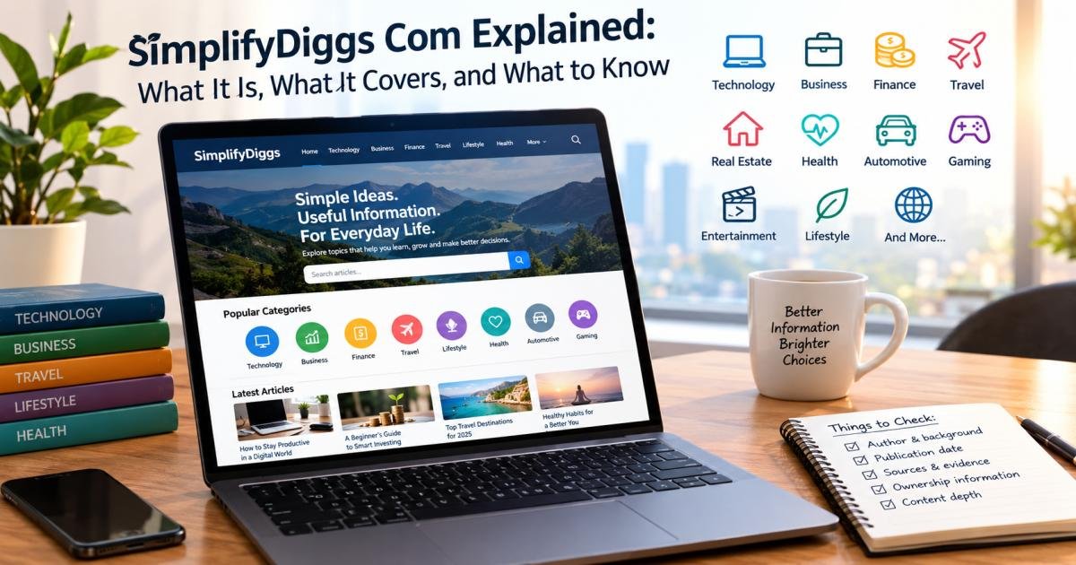 SimplifyDiggs Com Explained: What It Is, What It Covers, and What to Know